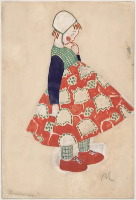 Егоров В.Е. Эскиз костюма Митиль. 1908 г.